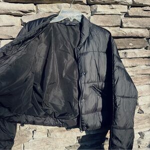 Zara Black Puffer Jacket